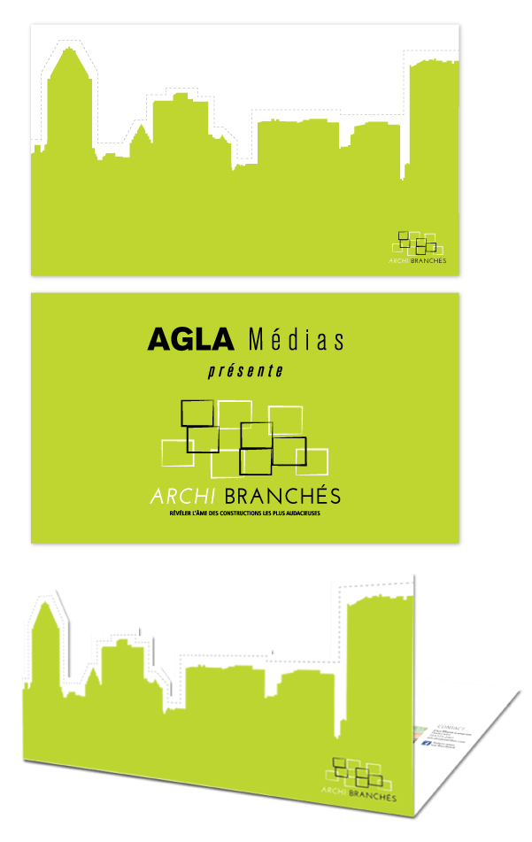 Agitatrice de solutions - Projet Archi Branchés - Branding - Carte Postale - Promotion