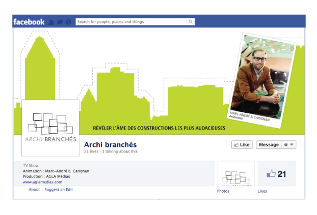 Agitatrice de solutions - Projet Archi Branchés - Branding - Communication - Bandeau Facebook
