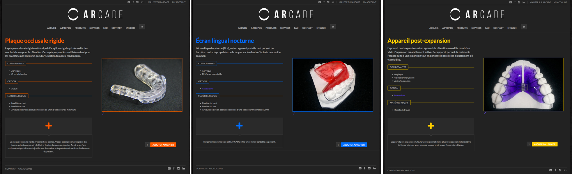 Agitatrice de solutions - Projet Arcade - Web - Vente en ligne - Fiches produits