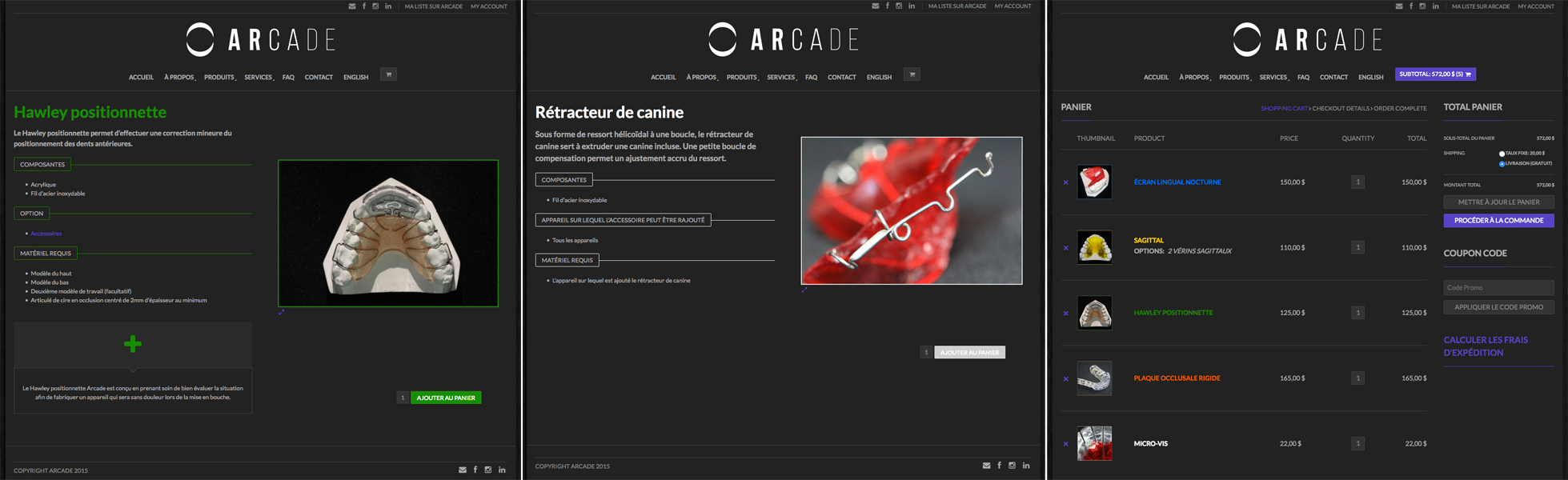 Agitatrice de solutions - Projet Arcade - Web - Vente en ligne - Fiches produits