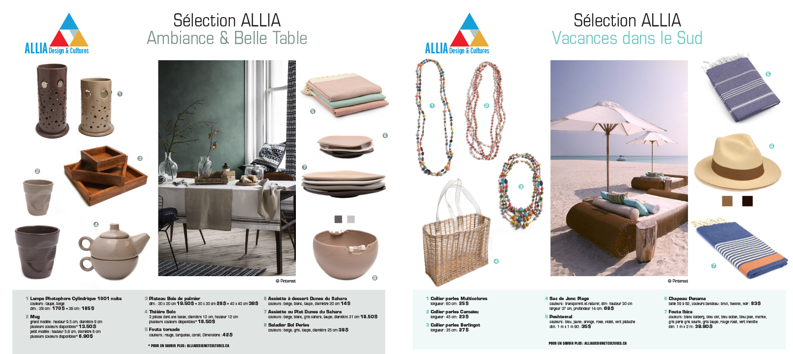 Agitatrice de solutions - Projet Allia Design & Cultures - Branding - Web - Planches tendances - Presse Magazine