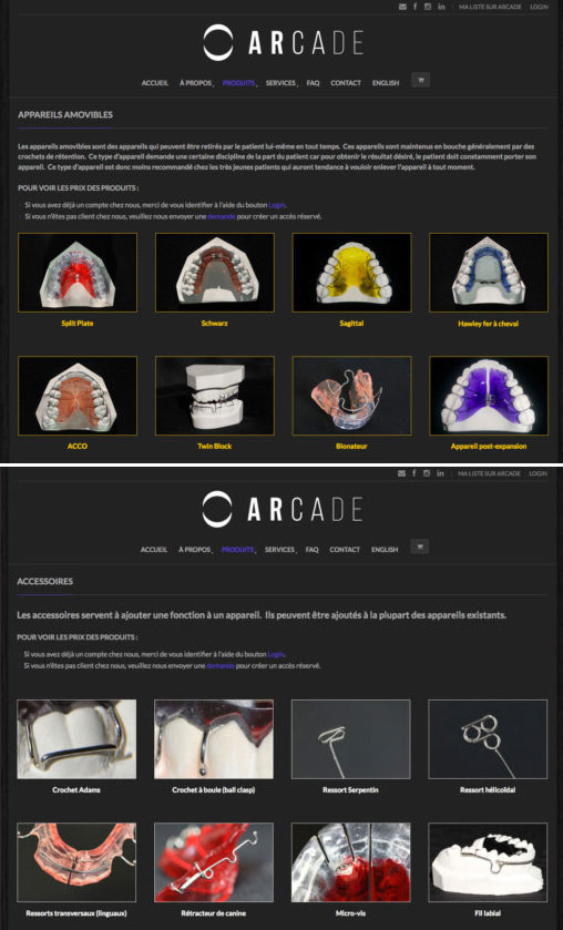 Agitatrice de solutions - Projet Arcade - Web - Vente en ligne