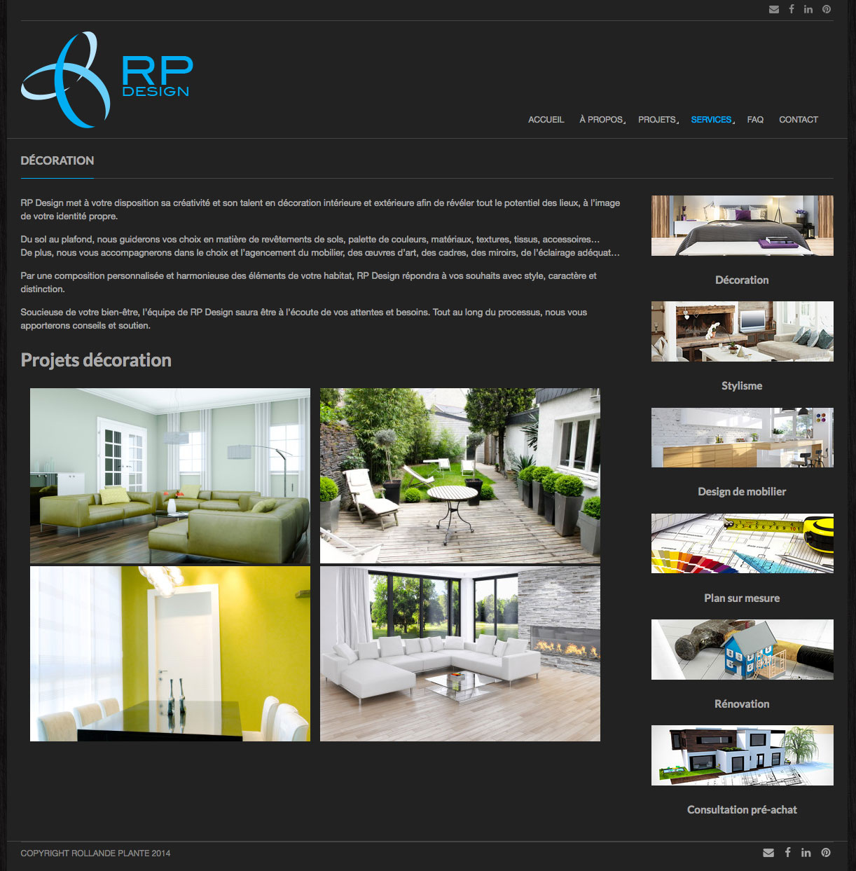 Agitatrice de solutions - Projet RP Design - Branding - Communication - Site Web - Page destination