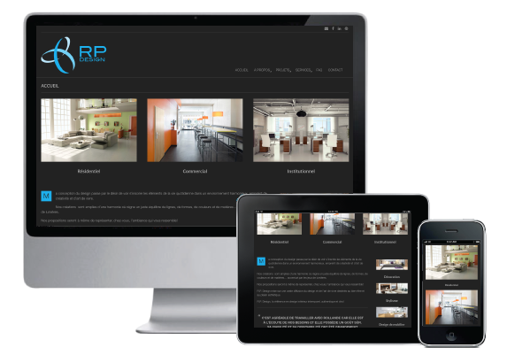 Agitatrice de solutions - Projet RP Design - Branding - Communication - Site Web - Responsive