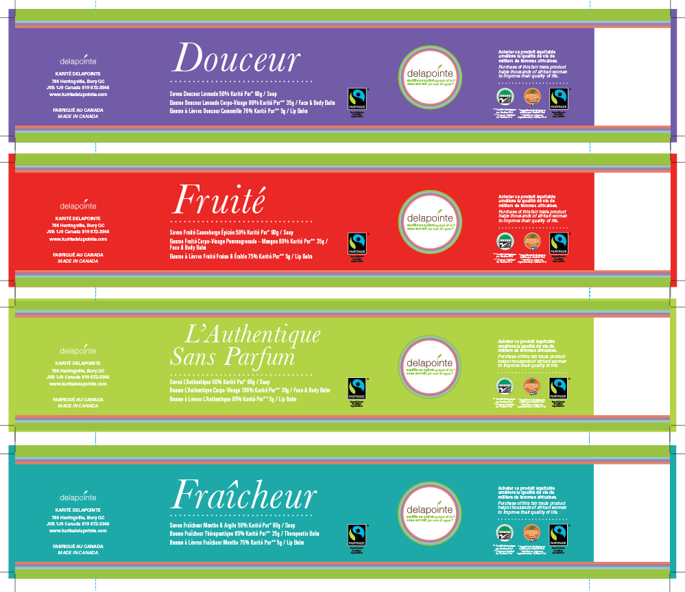 Agitatrice de solutions - Projet Karité Delapointe - Branding - imprimé - Packaging